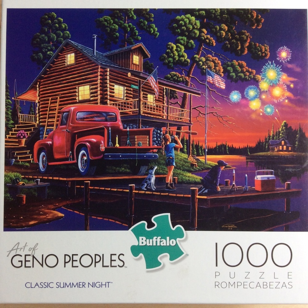 Buffalo Art Of Geno Peoples Classic Summer Nights 1000 Piece Jigsaw Puzzle